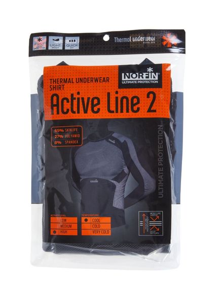 Термо-кофта Norfin ACTIVE LINE 2 TP 01 р.S-M