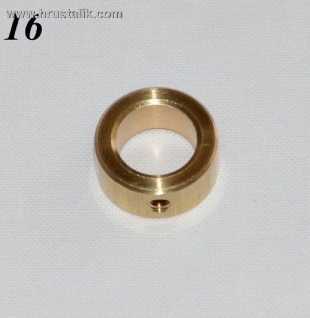 Стопорная муфта без винта. D16мм. Резьба М4 №16