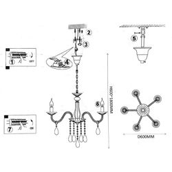 Подвесная Люстра Rainbow D60 By Imperiumloft