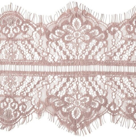 Кружево французское шир.13см пудрово-лиловый арт.J212