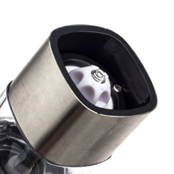 Мельница для перца электрическая 20см Bisetti Electric черная Италия фрагмент