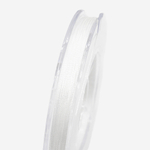 Нить для жемчуга, бусин и бисера, нейлон, оттенок "Белый", 0,2мм