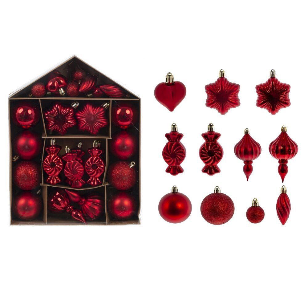 GAEM Набор из 32шт Украшение новогоднее "Шар", L24 W6 H32 см