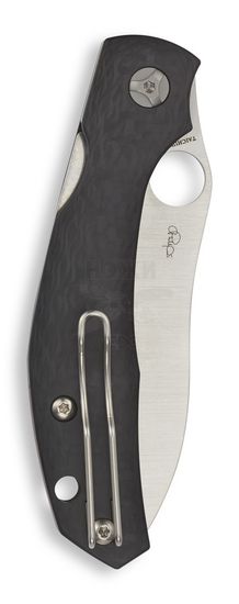 Складной нож Spyderco Phillips Kapara C241CFP c клинком из стали CPM-S30V, рукоять карбон