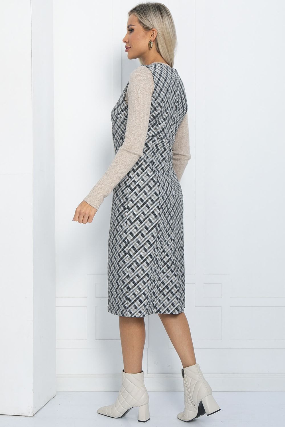 Сарафан Калатея (серый) П12205-25 LT Collection