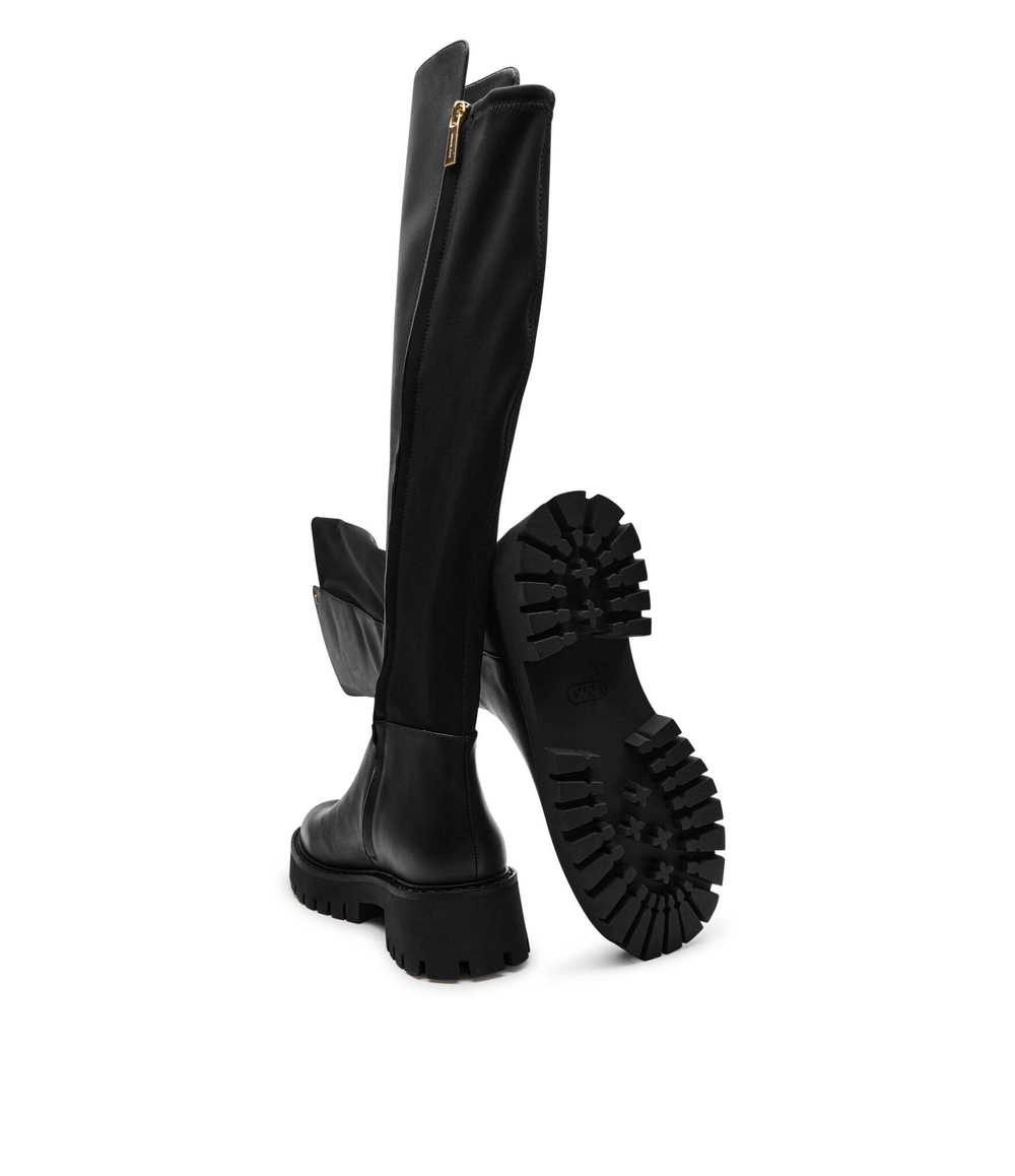 Кожаные сапоги-казаки ASHER Michael Kors - черный(40F4ASFB5L)