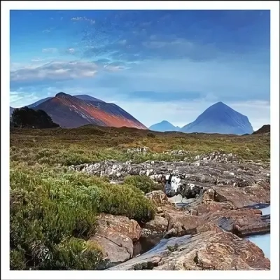 Картина 50*50 см «Удивительные горы» N140