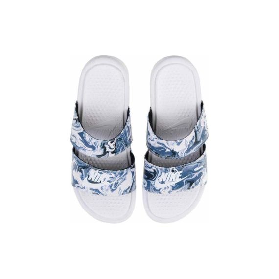 Nike Benassi Duo Ultra Slide 'White Blue Black'