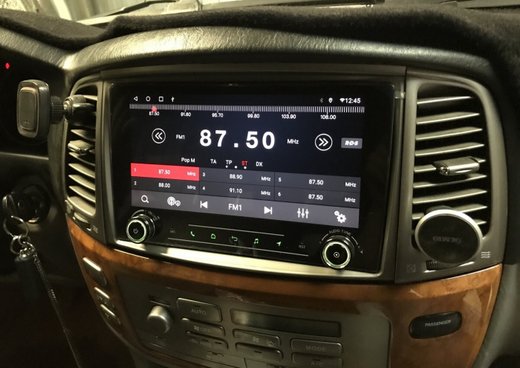 Магнитола для Toyota Land Cruiser 100, Lexus LX470 2002-2007 (экран климата снизу) - Redpower K 183 Android 10, ТОП процессор, Hi-Fi звук, 6Гб+128Гб, CarPlay, SIM-слот