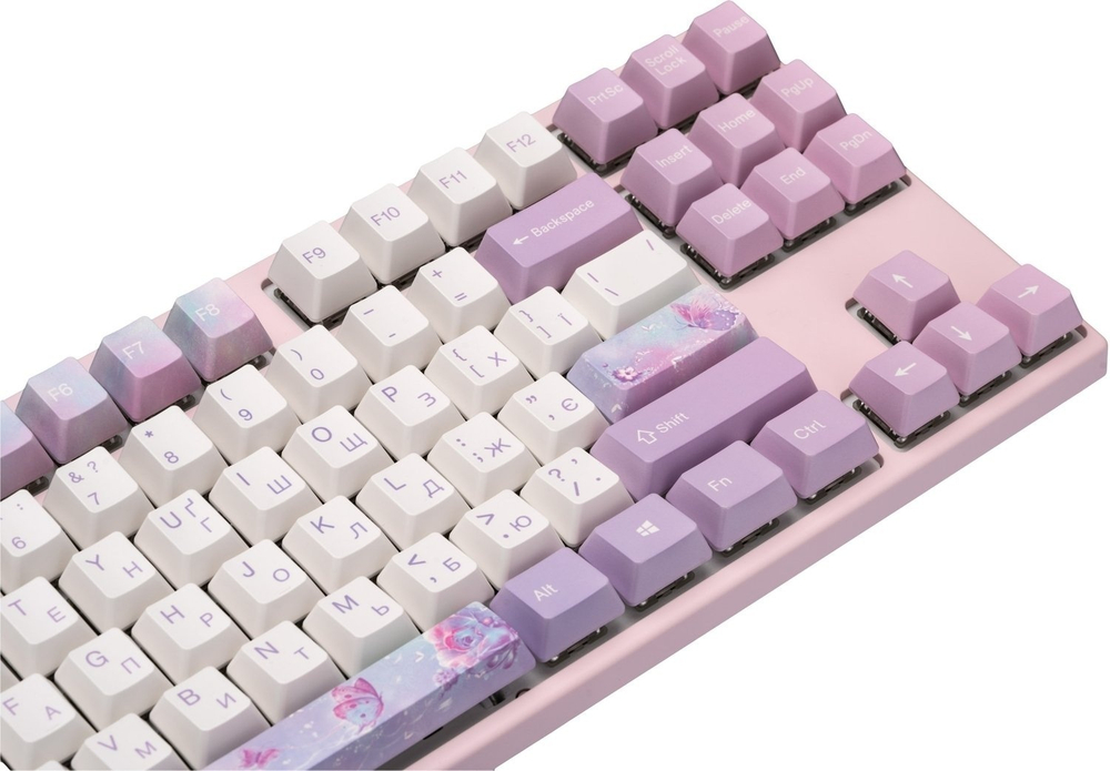 Клавиатура VARMILO VEM87 Dreams On Board EC V2 Jasmine UA фиолетовый