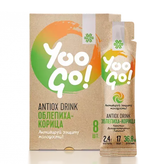 Напиток Antiox Drink «Облепиха-корица» Yoo Go
