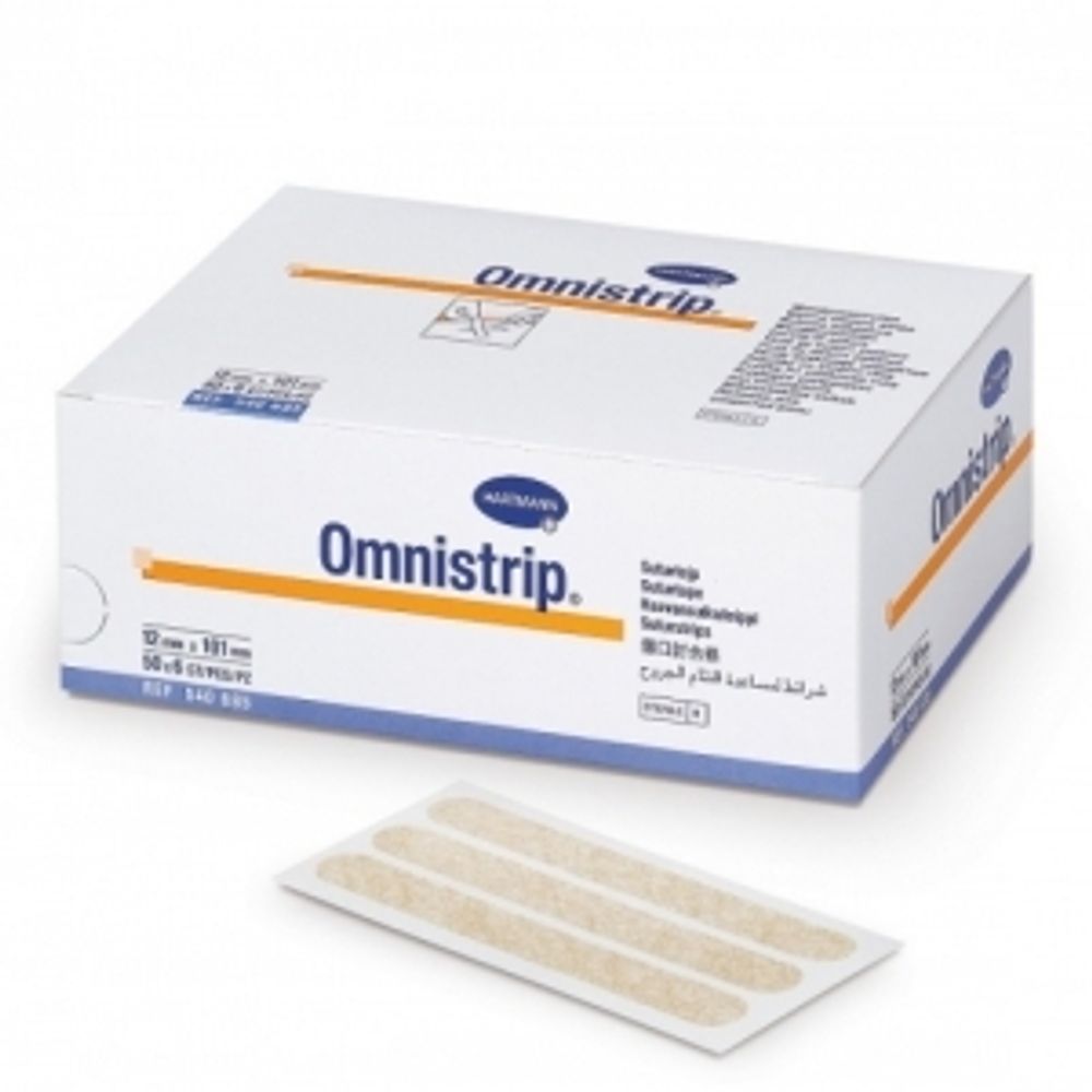 OMNISTRIP - пластырные полоски, 6*101 мм, 500 шт (5406845)