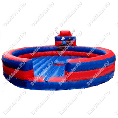 Надувной батут для аттракциона родео "Чемпион", 4*4*2.5