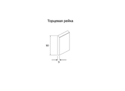 Тех.рисунок торцевого профиля Сейвуд