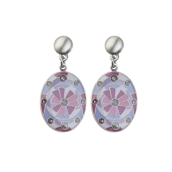 Серьги Clara Bijoux Ромашки A76732 V