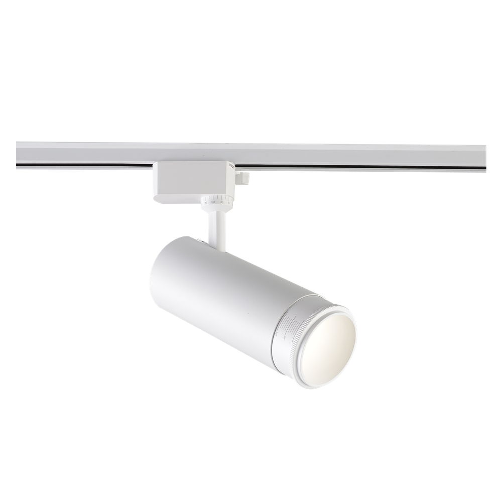 Трековый светодиодный светильник Crystal Lux CLT 0.31 021 WH 3CCT ZOOM
