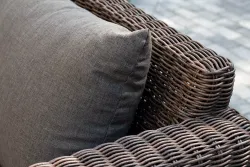 "Капучино" лаунж-зона из искусственного ротанга, цвет коричневый