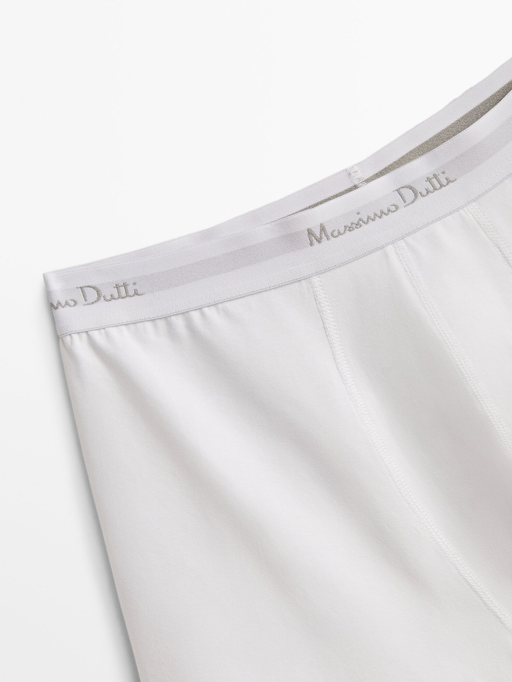 Massimo Dutti Трусы-боксеры из хлопка, белый
