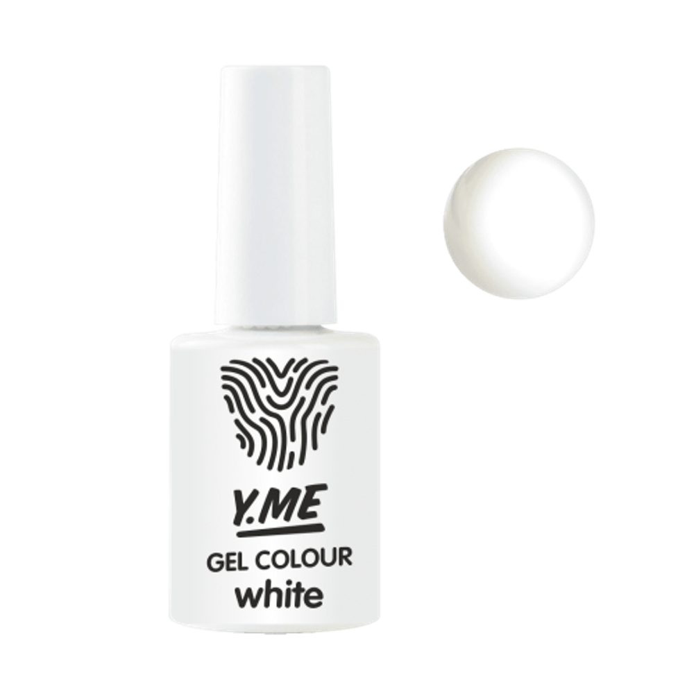 Y.me Гель-лак White (белый), 10мл