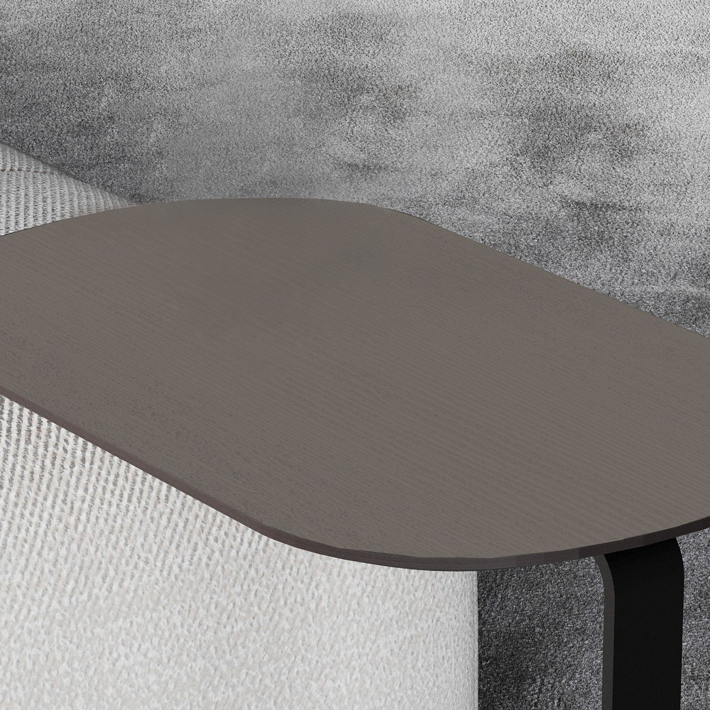 Журнальный столик приставной Side пластик ясень какао