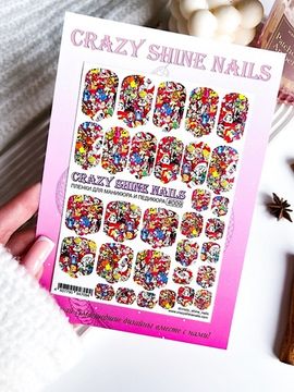 Пленки для маникюра и педикюра Crazy shine Nails #009