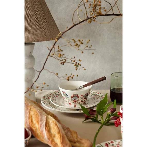 Набор тарелок owl из коллекции birds of paradise в подарочной упаковке, D21 см, 2 шт.