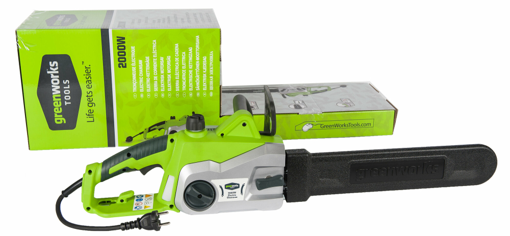 Greenworks Цепная пила электрическая GCS2046, {2000W, 45 см} [20037]