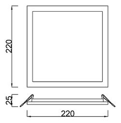 Встраиваемый светильник Mantra Saona C0193