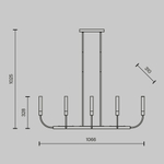 Подвесной светильник Maytoni Deja Vu MOD423CL-08C