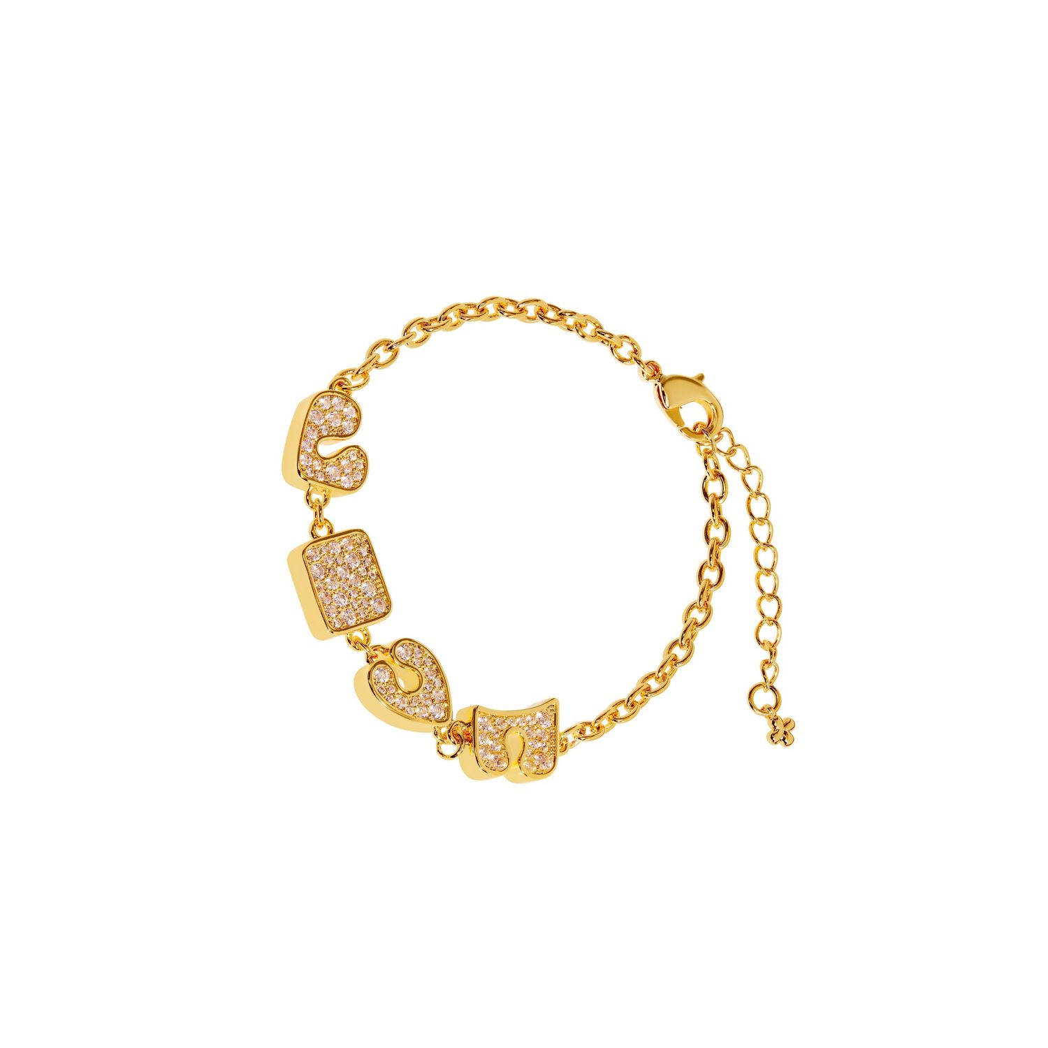 Браслет Hippie Love Bracelet - Gold