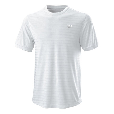 Мужское теннисное поло Wilson Stripe T-Shirt Men - White