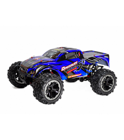 Радиоуправляемый монстр Remo Hobby Dinosaurs Master Brushless UPGRADE PLUS (синий) 4WD 2.4G 1/8 RTR