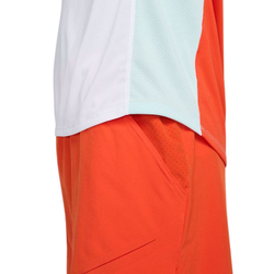 Футболка мужская теннисная Nike Court Dri-Fit ADV Slam Top - white/team orange/glacier blue/black