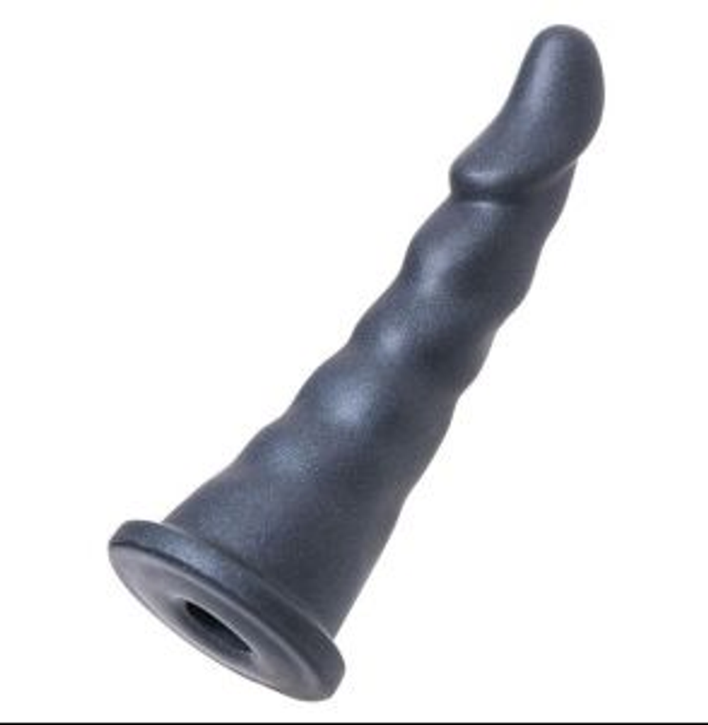 Черная насадка для страпона Axel - 17,5 см.