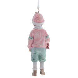 GAEM Изделие декоративное подвесное "Девочка/Мальчик", L5 W4 H11,5 см, 6в.