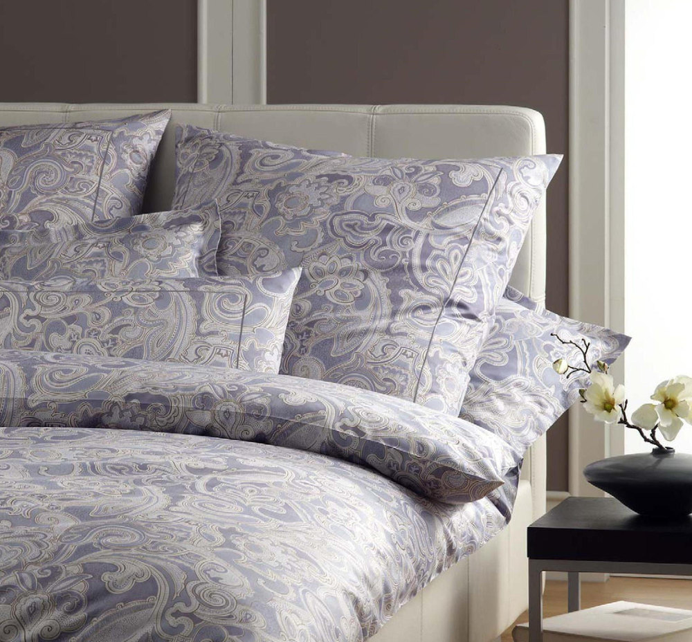 Наволочка 50x70 Elegante Isfahan серебро Германия