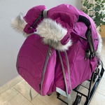 Коляска комбинированная «Ника Детям 7-5SK» баклажановый (арт. НД7-5SK/Б)