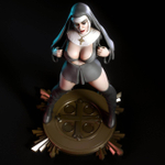 Фигурка Монахиня nsfw