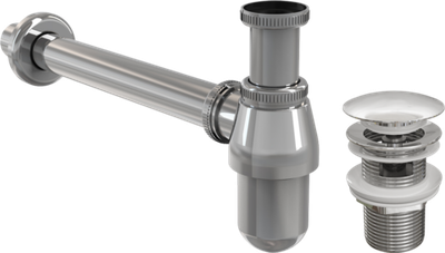 Комплект EWRIKA MO-08cr с сифоном для раковины AlcaPlast A431