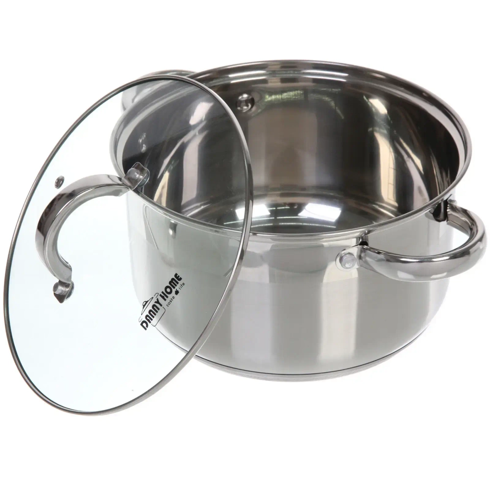 Кастрюля из нержавеющей стали MONICA 4,7л, индукция, DH14-22