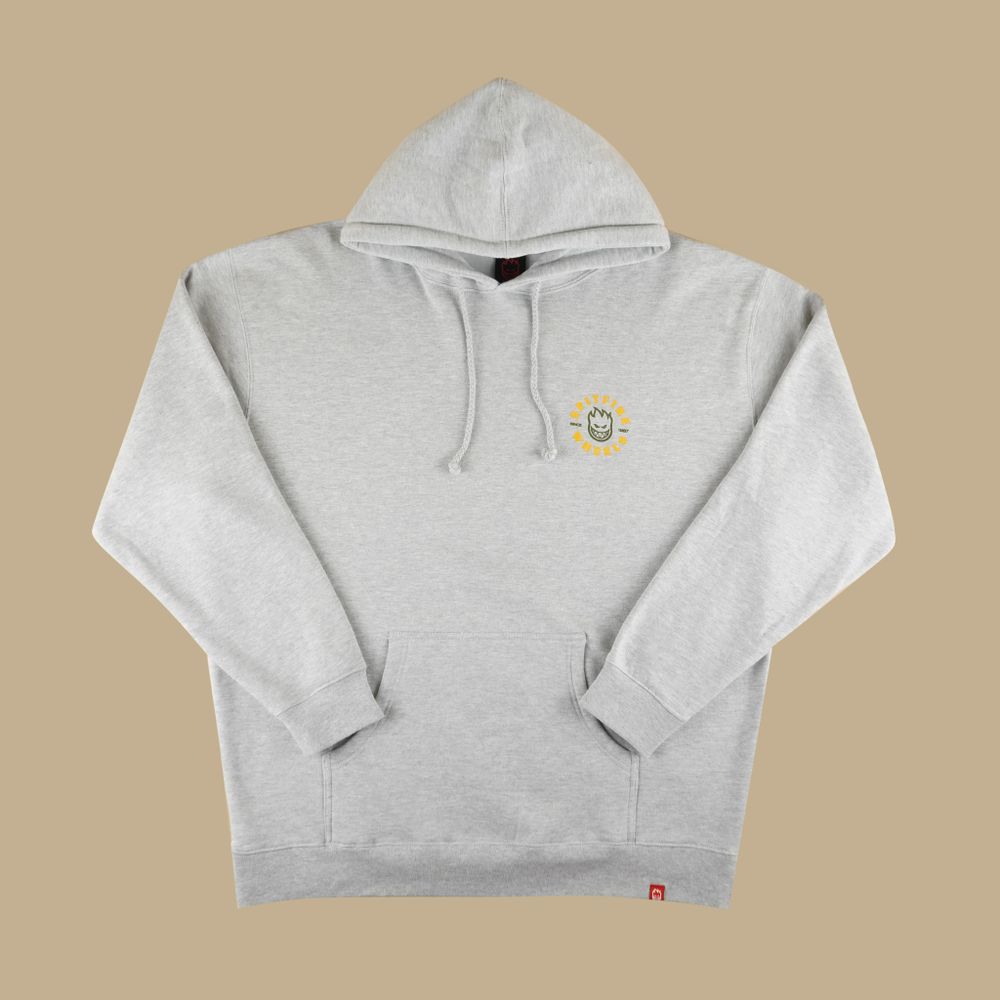 SPITFIRE толстовка HD BGHD CLSC (SS20) (GRY.HTHR/GLD)