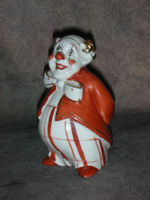 Статуэтка. Фарфор. Обаятельный клоун. Capodimonte. Италия