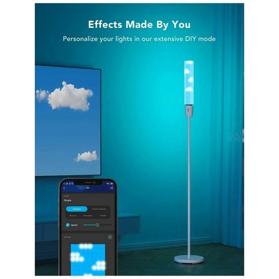 Светильник напольный Govee Cylinder RGBICWW (H6078302) White