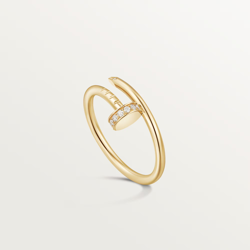 Кольцо Cartier Juste un Clou гвоздь с бриллиантами