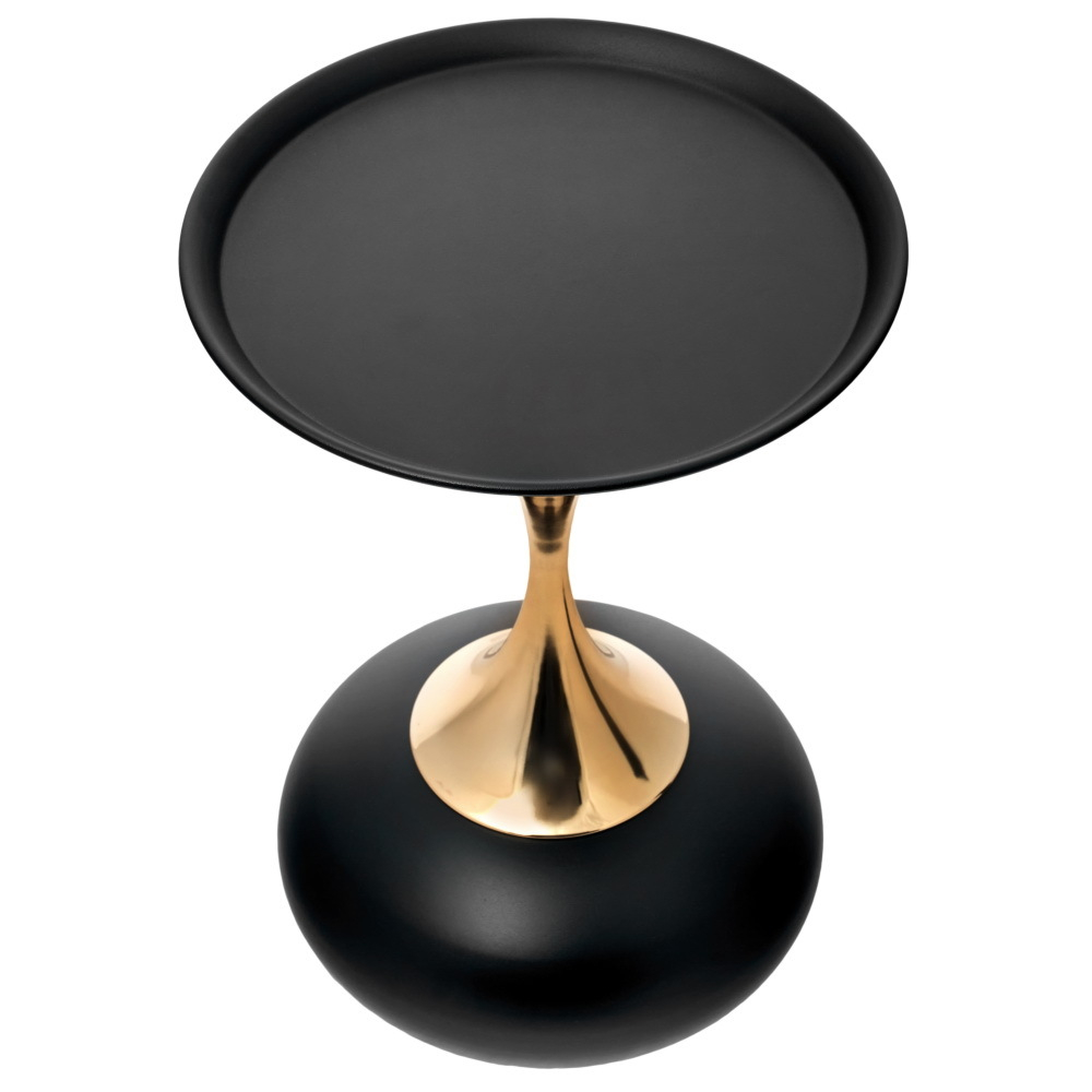 Кофейный столик Angel 40x55см, чёрный, металл