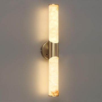 6672/12WL L-VISION ODL24 217 Настенный светильник латунь/металл/алебастр IP20 LED 12W 540Лм 3000K/4000K MARBELLA