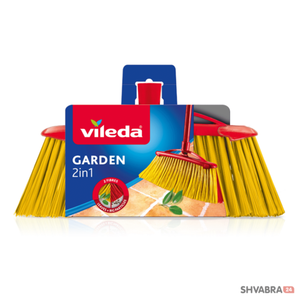 Щетка для улицы Виледа  2в1 Гарден с телескопической ручкой (Vileda Garden 2in1)