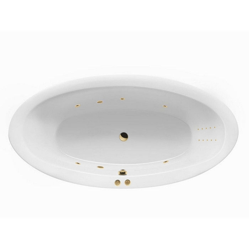 Акриловая ванна 190х95 см Excellent Lumina WAEX.LUM19.LINENANO.GL белая