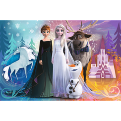 Puzzle - "24 SUPER MAXI" - Happy Frozen Land / Disney Frozen 2
