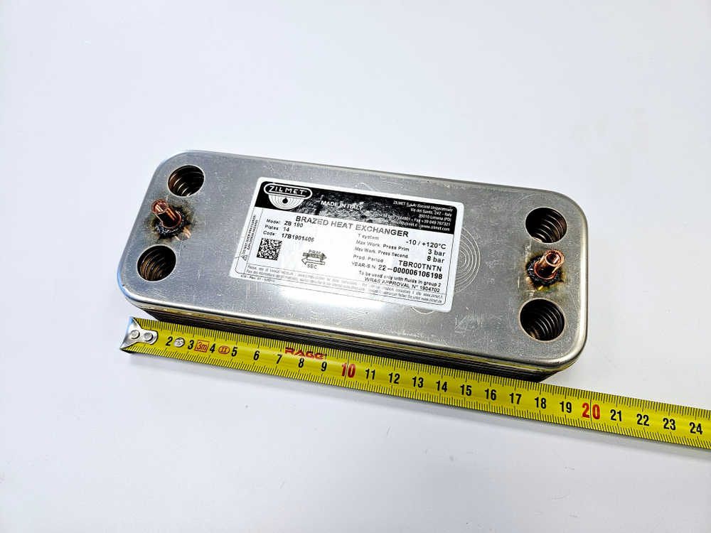 Теплообменник ГВС (14пл.) NEVA LUX 8224/8624 (арт. 21000605201100-2)